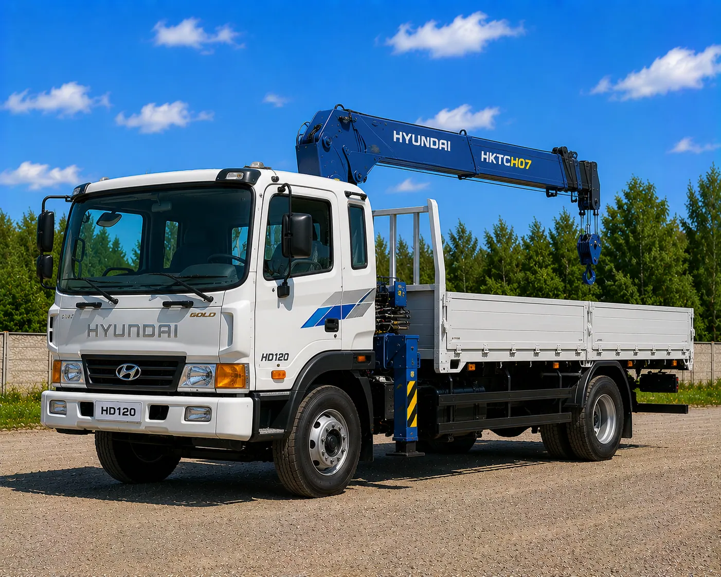 Манипулятор Hyundai HD120 7 тонн в аренду